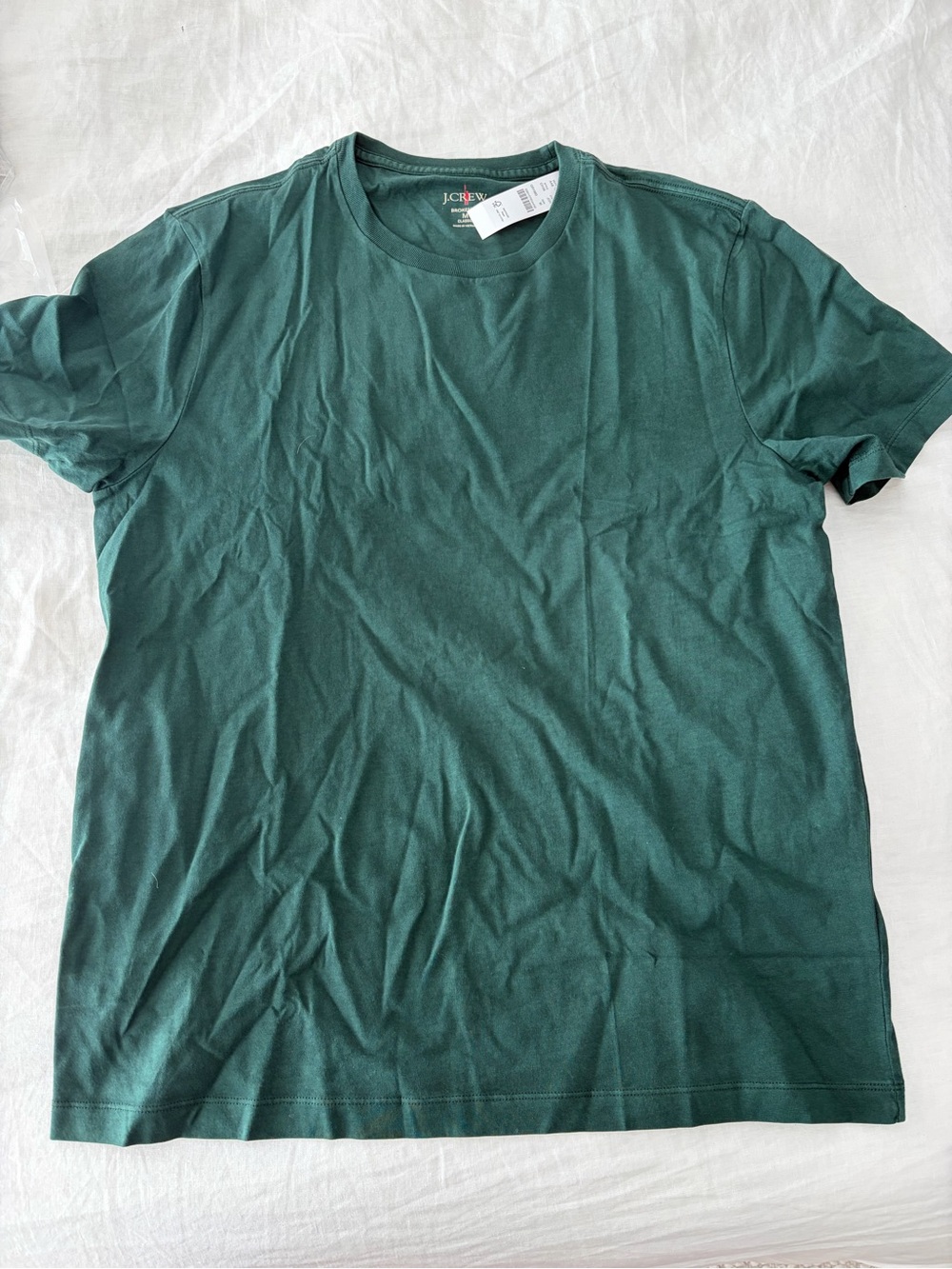 J. Crew Men’s Crewneck T-Shirt in Dark Green